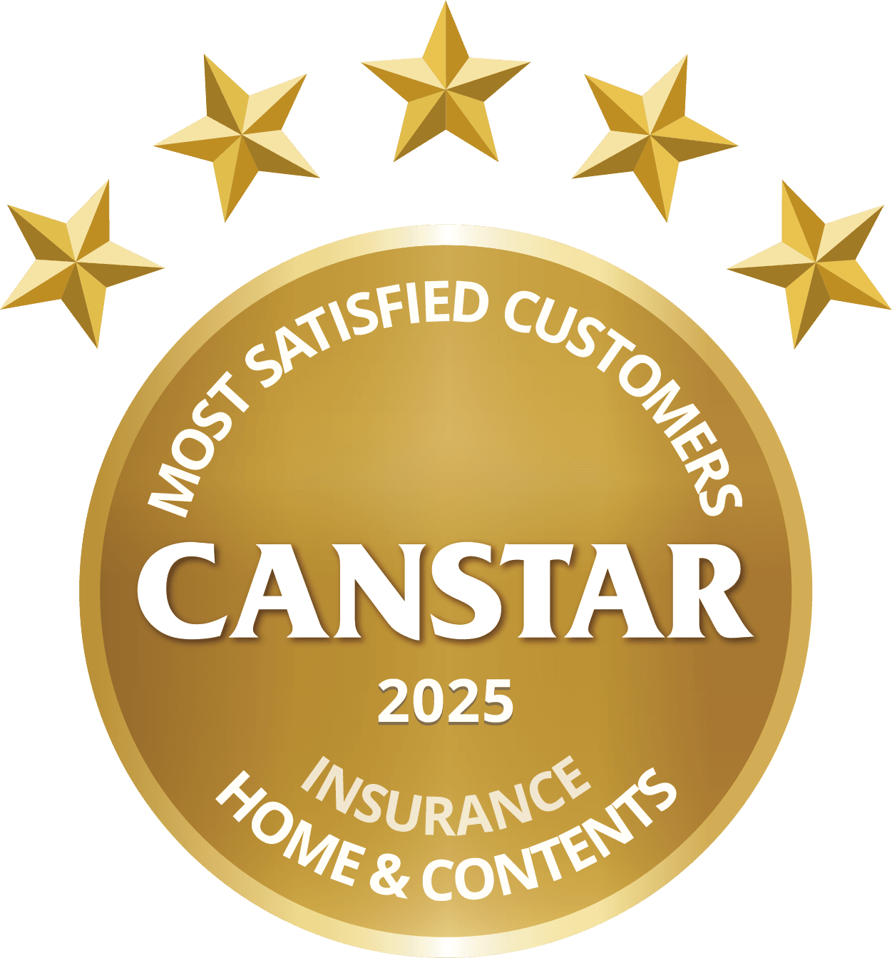 Canstar Most Satisfied Customers Home and Contents Insurance 2025