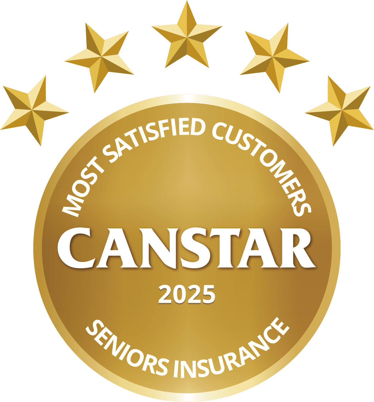Canstar Most Satisfied Customers Seniors Insurance 2025
