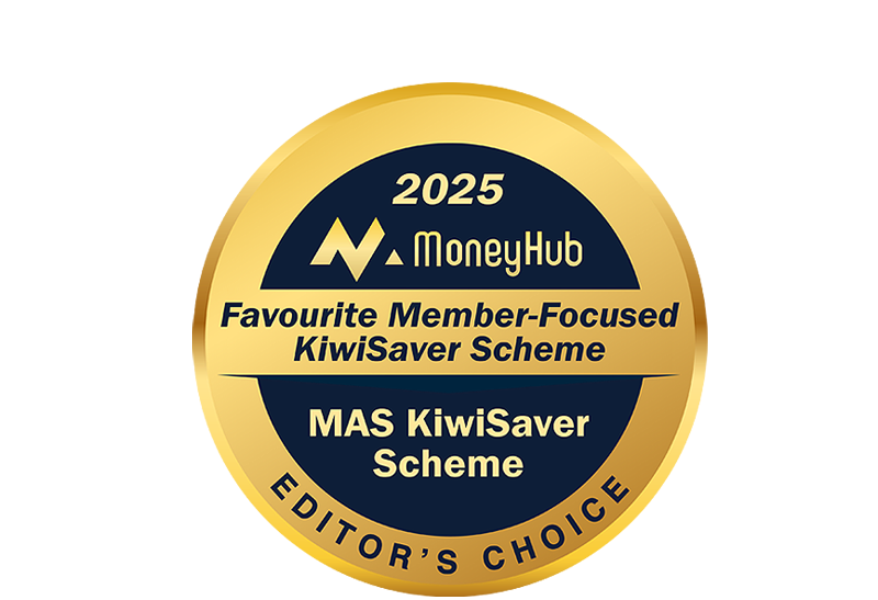 MoneyHub KiwiSaver Award badge 2